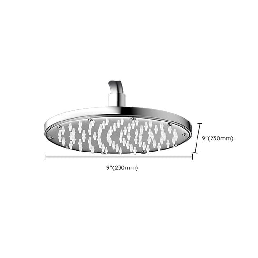 Rynx | Modern Showerhead Combination Double Showerhead Polished Stainless Steel Wall Mounted Showerhead