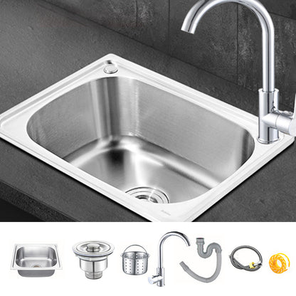 Rynx | Modern Style Kitchen Sink Dirt Resistant Vanity Kitchen Sink with Drain Kit
