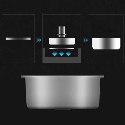 Rynx | Modern Style Kitchen Sink Dirt Resistant Vanity Kitchen Sink with Drain Kit
