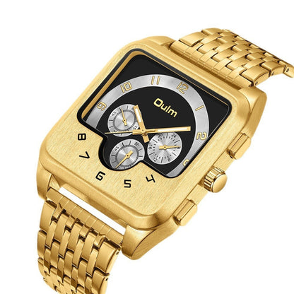 Rynx | Gold Men's Watch Square Quartz