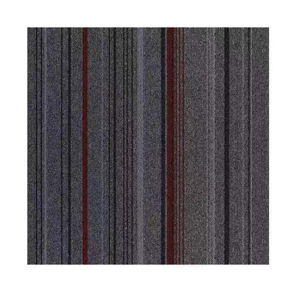 Rynx | Dark Color Level Loop Carpet Tile Non-Slip Self-Adhesive Indoor Office Carpet Tiles