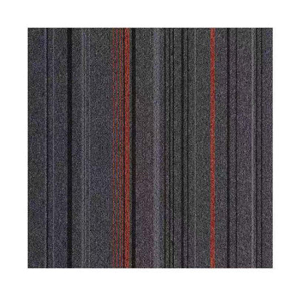 Rynx | Dark Color Level Loop Carpet Tile Non-Slip Self-Adhesive Indoor Office Carpet Tiles