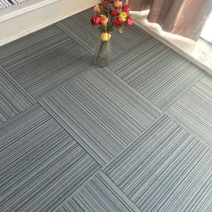 Rynx | Dark Color Level Loop Carpet Tile Non-Slip Self-Adhesive Indoor Office Carpet Tiles