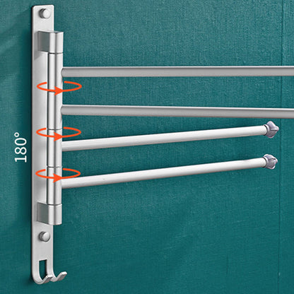 Rynx | 2-Piece Stainless Steel Towel Bar Modern 13.6" B Bathroom Accessory Set
