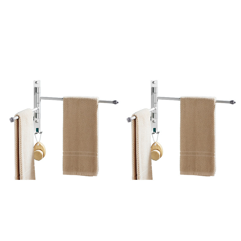 Rynx | 2-Piece Stainless Steel Towel Bar Modern 13.6" B Bathroom Accessory Set
