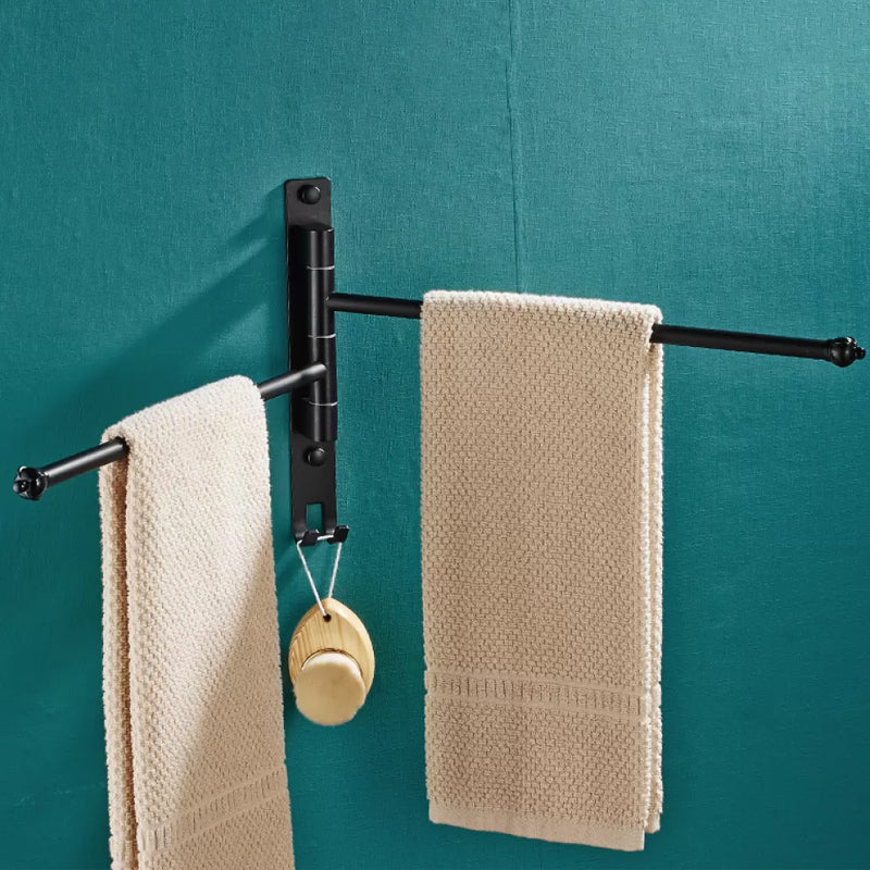 Rynx | 2-Piece Stainless Steel Towel Bar Modern 13.6" B Bathroom Accessory Set