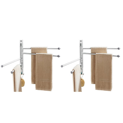 Rynx | 2-Piece Stainless Steel Towel Bar Modern 13.6" B Bathroom Accessory Set