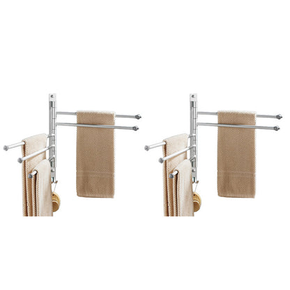 Rynx | 2-Piece Stainless Steel Towel Bar Modern 13.6" B Bathroom Accessory Set