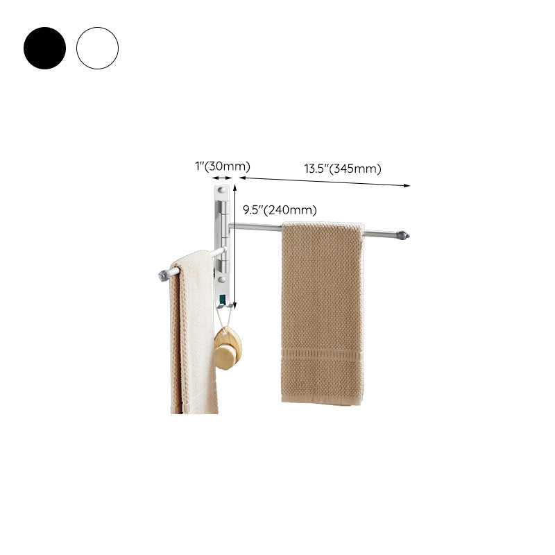 Rynx | 2-Piece Stainless Steel Towel Bar Modern 13.6" B Bathroom Accessory Set