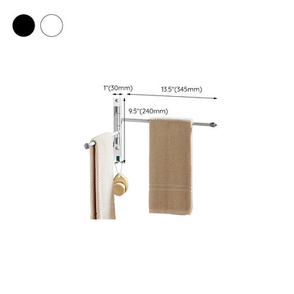 Rynx | 2-Piece Stainless Steel Towel Bar Modern 13.6" B Bathroom Accessory Set
