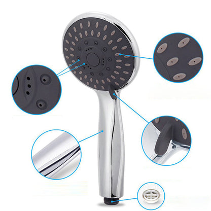 Rynx | Silver Dual Shower Head 3 Settings Medium Flow Wall Mounted Shower Head