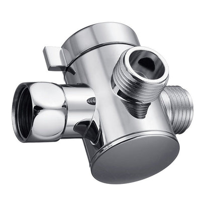 Rynx | Silver Dual Shower Head 3 Settings Medium Flow Wall Mounted Shower Head