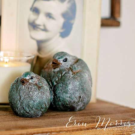Rynx | Sitting Bird Figures, Set of 2