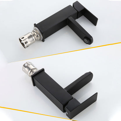Rynx | Modern sink faucet centerset bathroom sink faucet in black