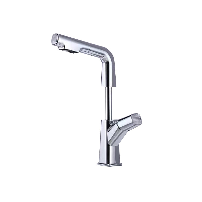 Rynx | Modern Centerset Bathroom Faucet Single Color Copper Sink Faucet
