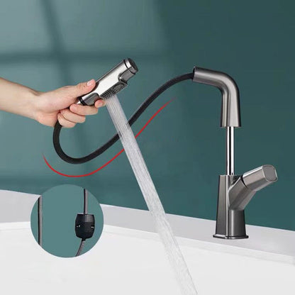 Rynx | Modern Centerset Bathroom Faucet Single Color Copper Sink Faucet