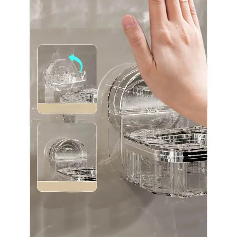 Rynx | Redatable Hair Dryer Holder — Drill-Free 360° Swivel Organizer
