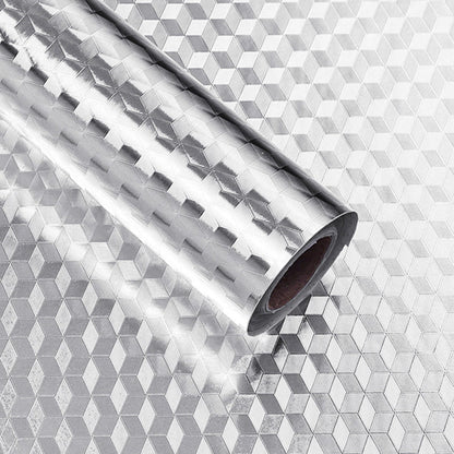 Rynx | Modern waterproof kitchen mirror Peel and Stick Backsplash tile