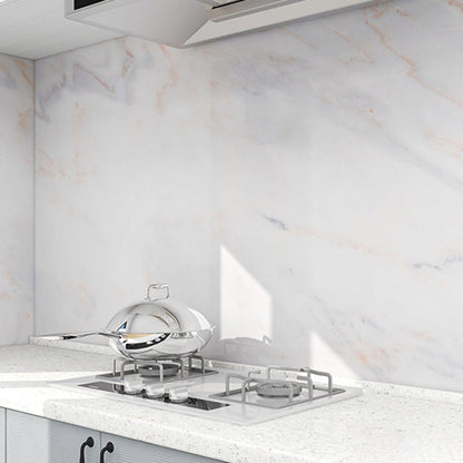 Rynx | Modern splash guard tile waterproof marble print peel and stick tile for the kitchen