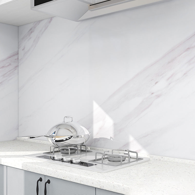 Rynx | Modern splash guard tile waterproof marble print peel and stick tile for the kitchen
