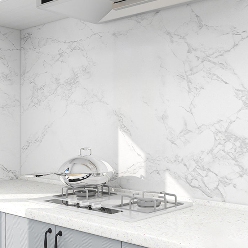 Rynx | Modern splash guard tile waterproof marble print peel and stick tile for the kitchen