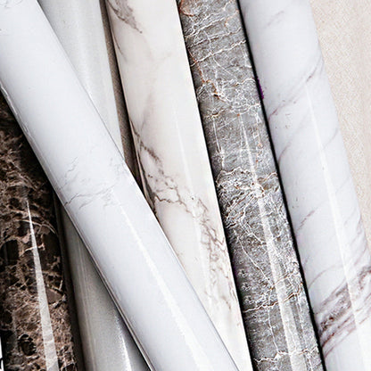 Rynx | Modern splash guard tile waterproof marble print peel and stick tile for the kitchen