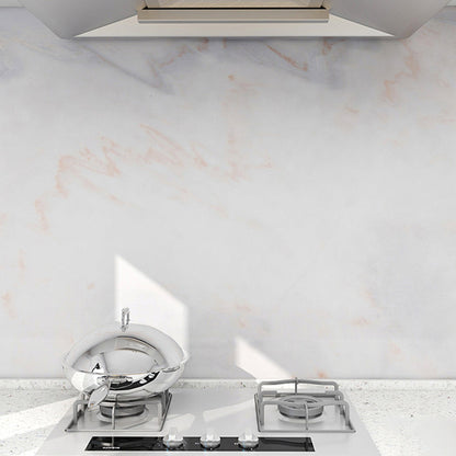 Rynx | Modern splash guard tile waterproof marble print peel and stick tile for the kitchen