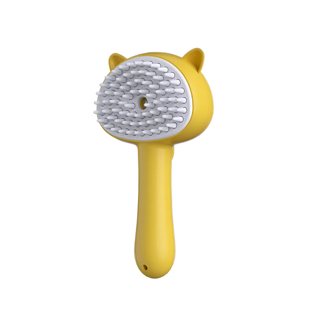Rynx | 3-in-1 pet care electric steam brush with massage and hair removal jaws