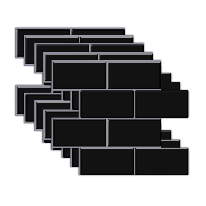 Rynx | Peel and Stick Tiles Subway Rectangle Waterproof PVC Tile-Peel & Stick for the Kitchen 10-Pack