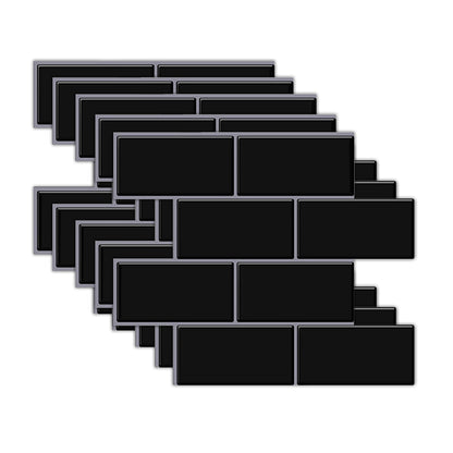 Rynx | Peel and Stick Tiles Subway Rectangle Waterproof PVC Tile-Peel & Stick for the Kitchen 10-Pack