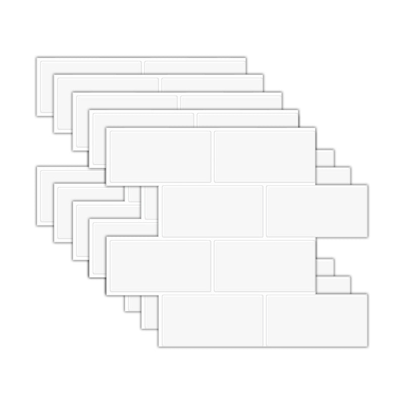 Rynx | Peel and Stick Tiles Subway Rectangle Waterproof PVC Tile-Peel & Stick for the Kitchen 10-Pack
