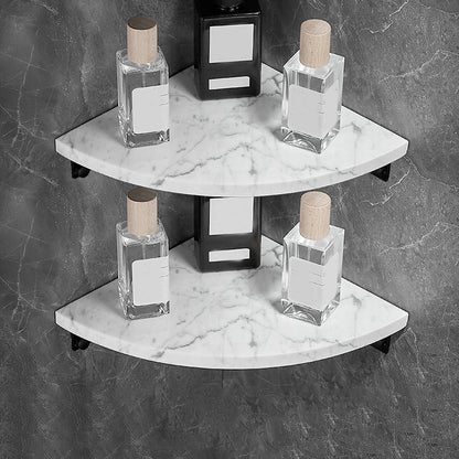 Rynx | Metal and Marble Bathroom Hardware Set as a Single Piece or as a Set in Black