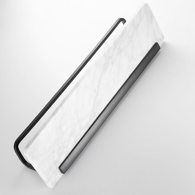 Rynx | Metal and Marble Bathroom Hardware Set as a Single Piece or as a Set in Black