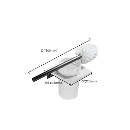 Rynx | Metal and Marble Bathroom Hardware Set as a Single Piece or as a Set in Black