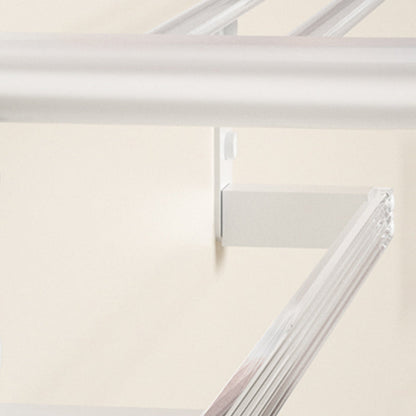 Rynx | White metal and acrylic bathroom accessories as single item or in set with bathroom shelf