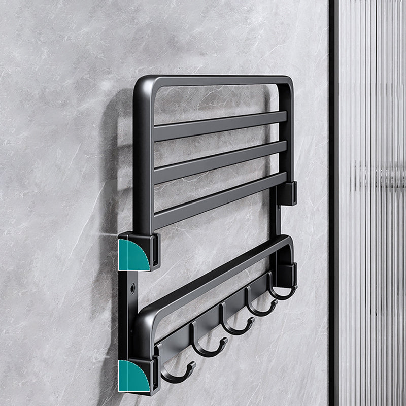 Rynx | Modern black bathroom accessory set towel holder bathroom fittings