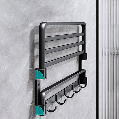 Rynx | Modern black bathroom accessory set towel holder bathroom fittings