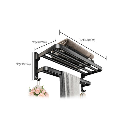 Rynx | Modern black bathroom accessory set towel holder bathroom fittings