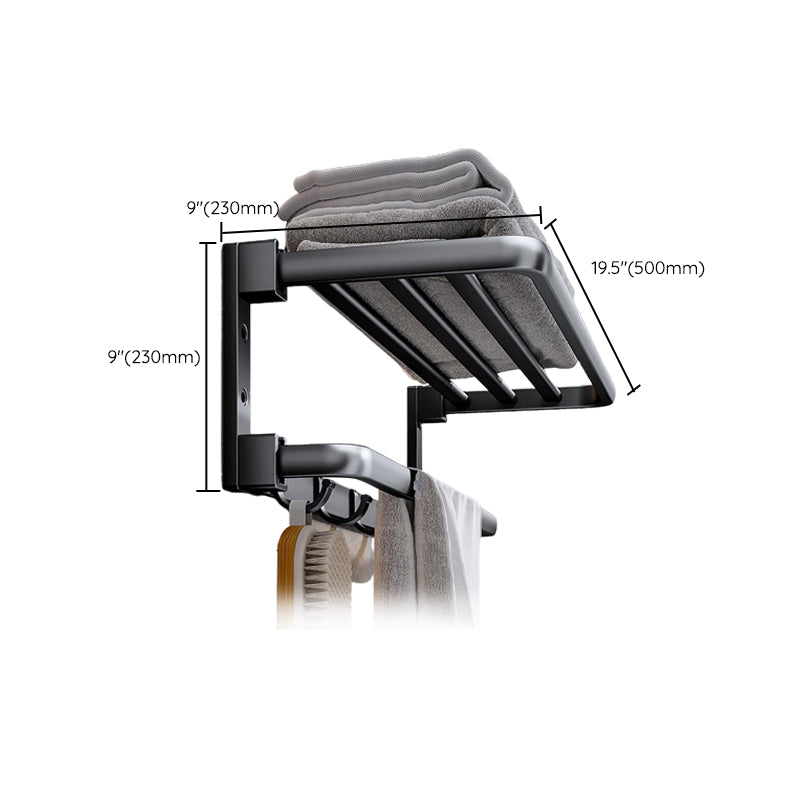 Rynx | Modern black bathroom accessory set towel holder bathroom fittings