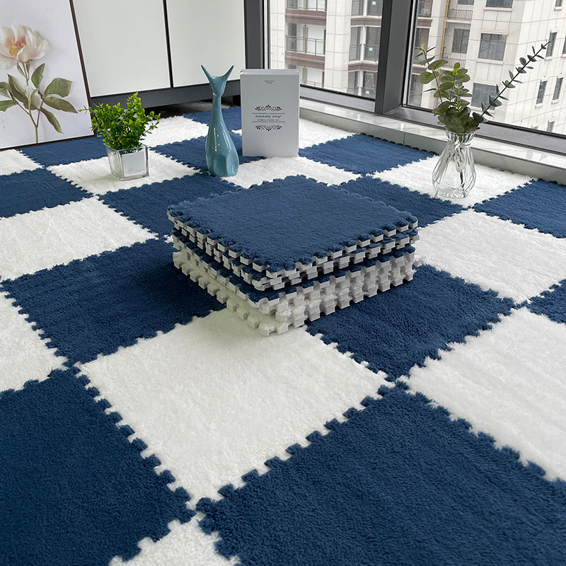 Rynx | Multicolored Level Loop Carpet Tile Non-Slip Composite Floor Tiles for Bedroom