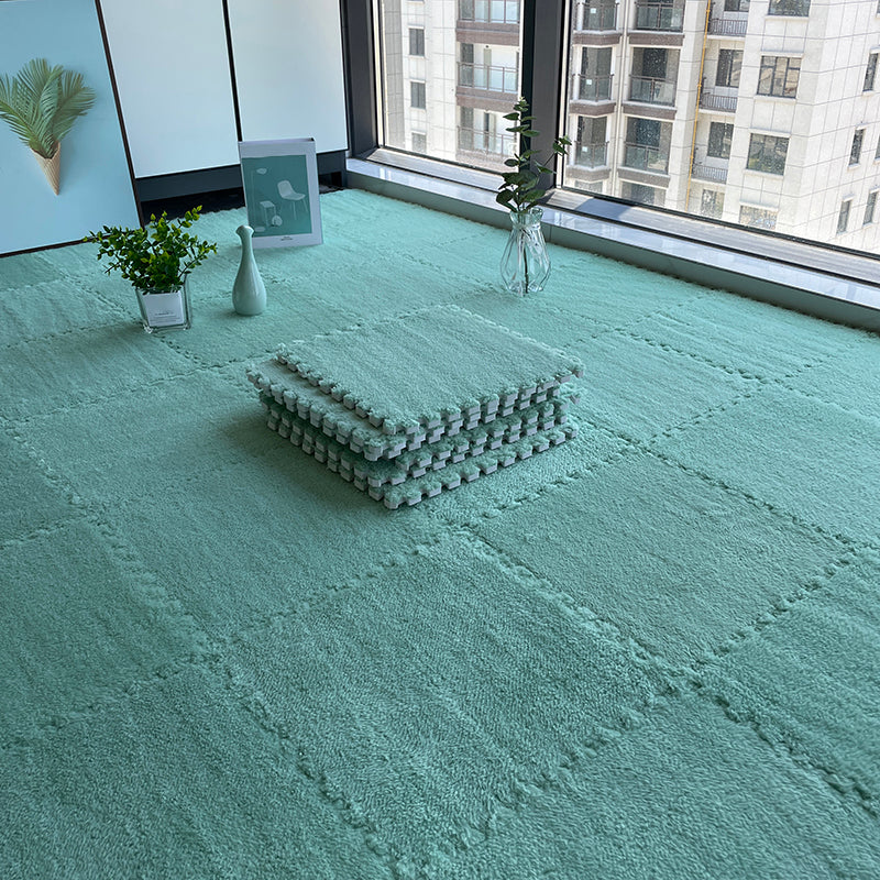 Rynx | Multicolored Level Loop Carpet Tile Non-Slip Composite Floor Tiles for Bedroom