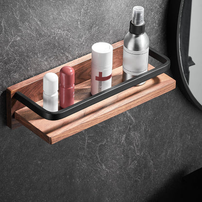 Rynx | Modern black bathroom set bathroom shelf towel bar bathroom accessories set