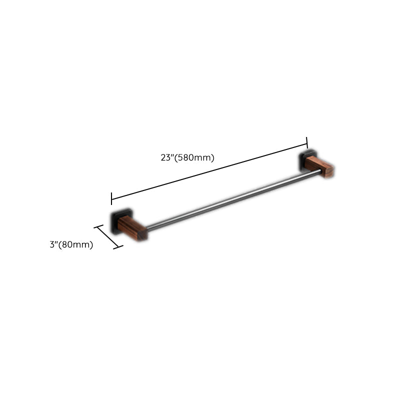 Rynx | Modern black bathroom set bathroom shelf towel bar bathroom accessories set