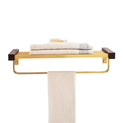 Rynx | Modern Gold Bathroom Accessory Set Bathroom Shelf Paper Holder Bathroom Accessory Set