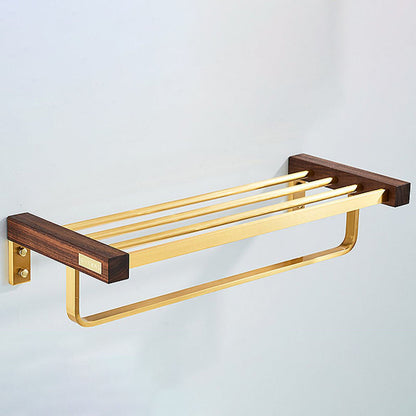 Rynx | Modern Gold Bathroom Accessory Set Bathroom Shelf Paper Holder Bathroom Accessory Set