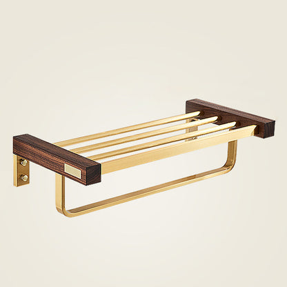 Rynx | Modern Gold Bathroom Accessory Set Bathroom Shelf Paper Holder Bathroom Accessory Set