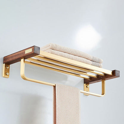 Rynx | Modern Gold Bathroom Accessory Set Bathroom Shelf Paper Holder Bathroom Accessory Set