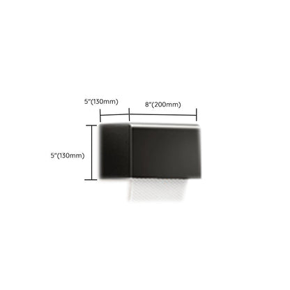 Rynx | Modern Bathroom Set Matte Black Bathroom Shelf Towel Holder Bathroom Accessories Set