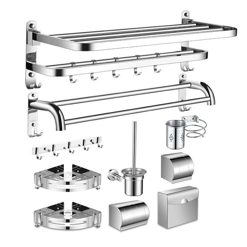 Rynx | Modern Stainless Steel Bathroom Set Paper Holder Bathroom Shelf Bathroom Accessories