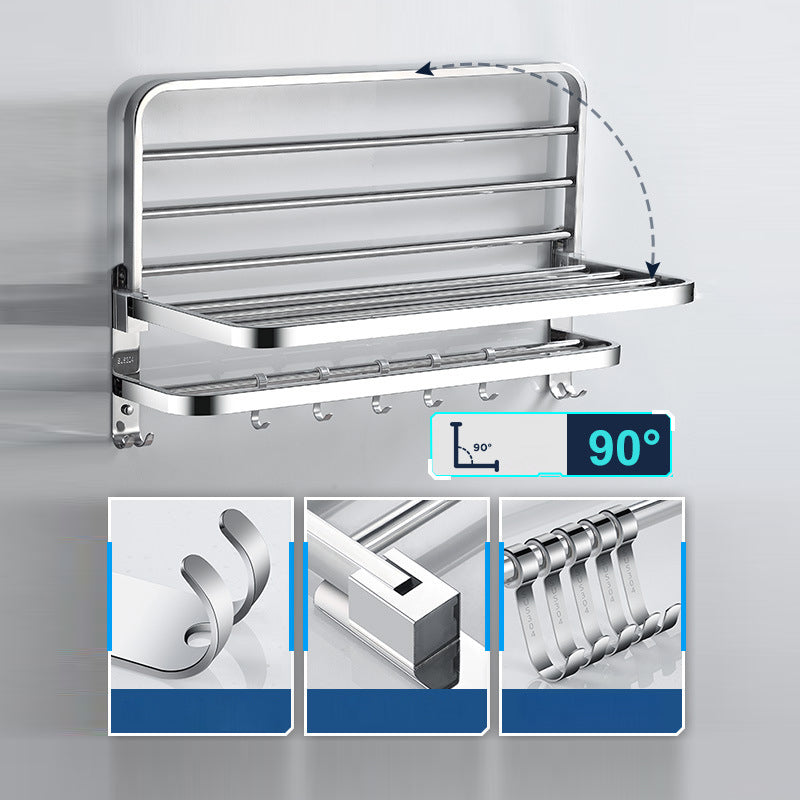 Rynx | Modern Stainless Steel Bathroom Set Paper Holder Bathroom Shelf Bathroom Accessories